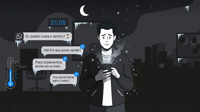 5 erros que fazem o lead esfriar antes da primeira resposta