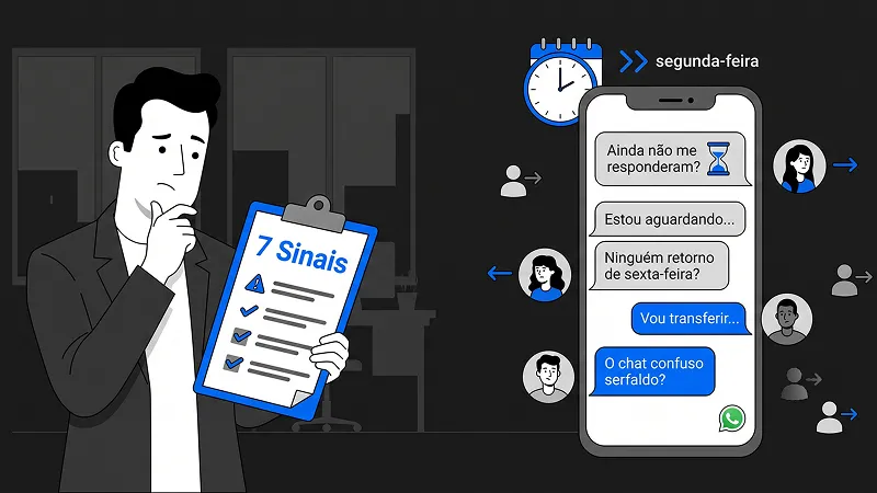 7 sinais de que o seu atendimento está afastando clientes