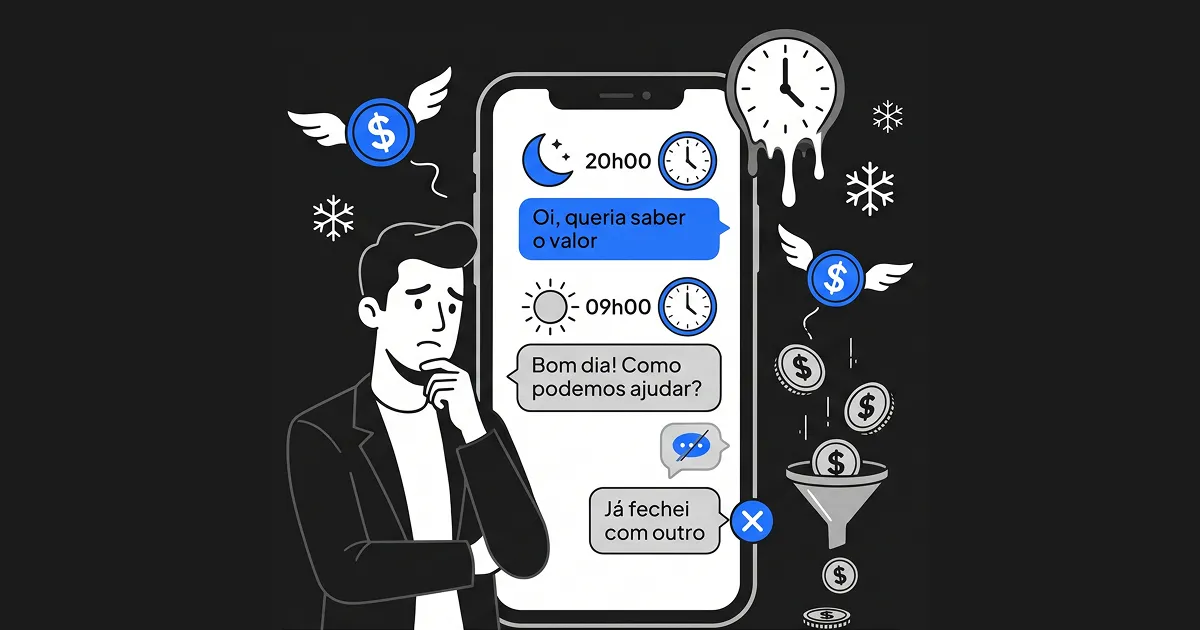Quanto sua empresa perde por demorar a responder no WhatsApp