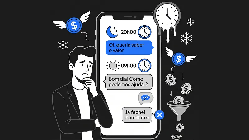 Quanto sua empresa perde por demorar a responder no WhatsApp